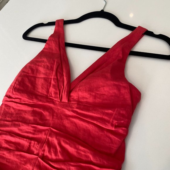 Nicole Miller Ruched Dress (Size 6) - Picture 2 of 5